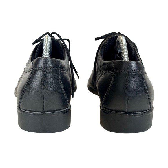 Sioux Gore-Tex Derby Shoes Men 8.5 Black Leather Waterproof Square Dress Shoes
